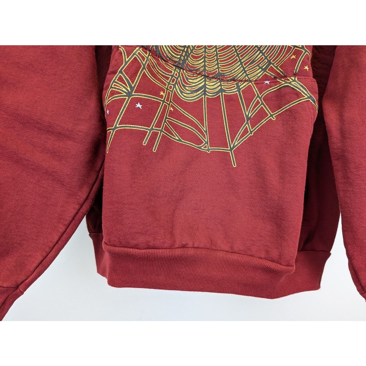 Sp5der o1rshd1 SP5DER Logo Hoodie in Maroon Size US XL / EU 56 / 4 - 8 Thumbnail