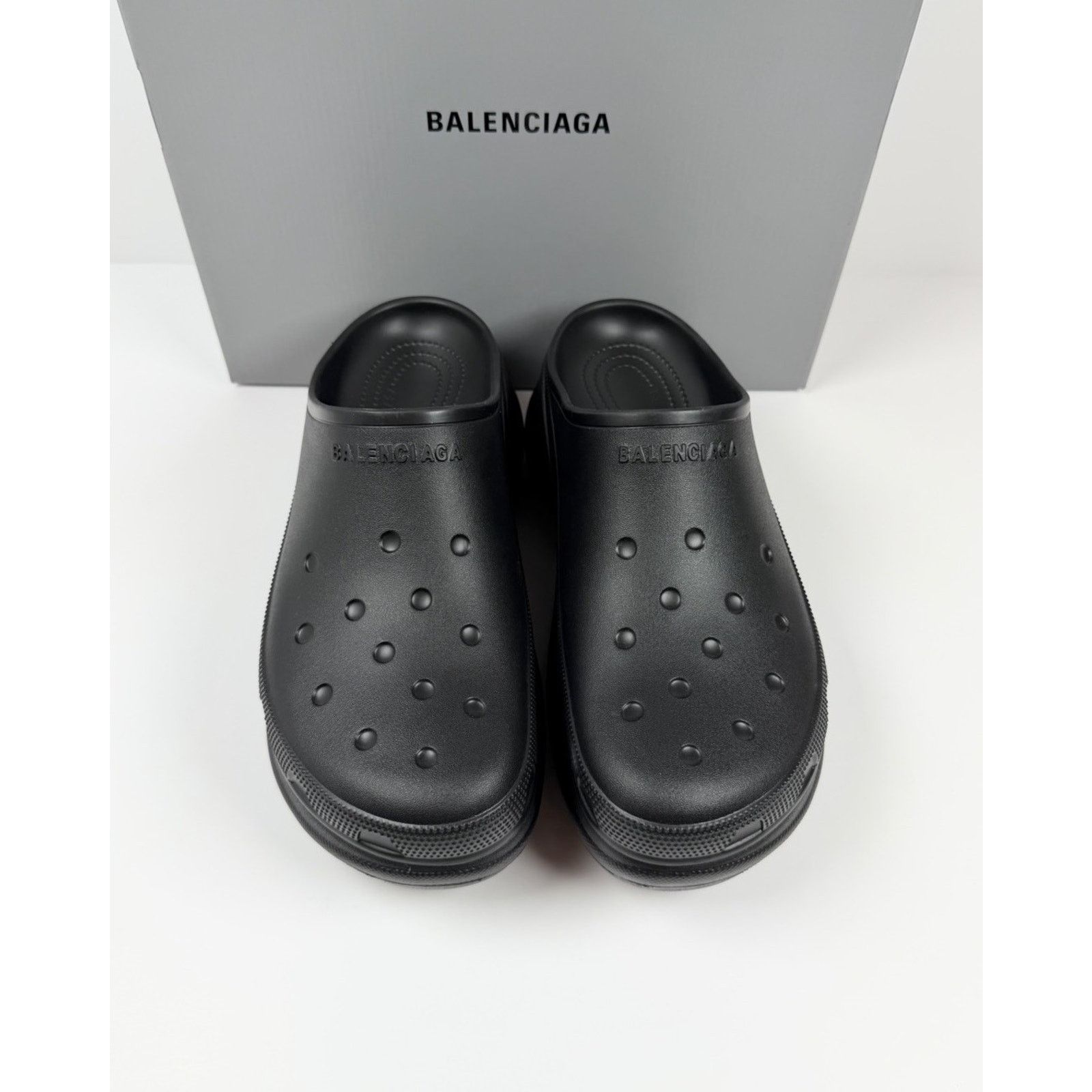 Balenciaga Size 12 - Balenciaga x Crocs Rubber Mules NEW! Size US 12 / EU 45 - 3 Thumbnail