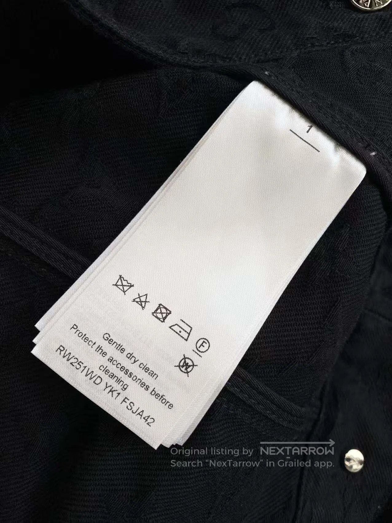 Louis Vuitton Louis Vuitton 25SS old-fashioned denim jacket| Size 4XL / US 24-26 - 5 Thumbnail