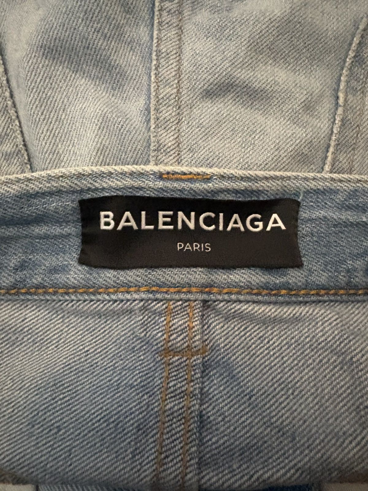 Balenciaga Balenciaga Convertible Leather Denim Size US 30 / EU 46 - 3 Thumbnail