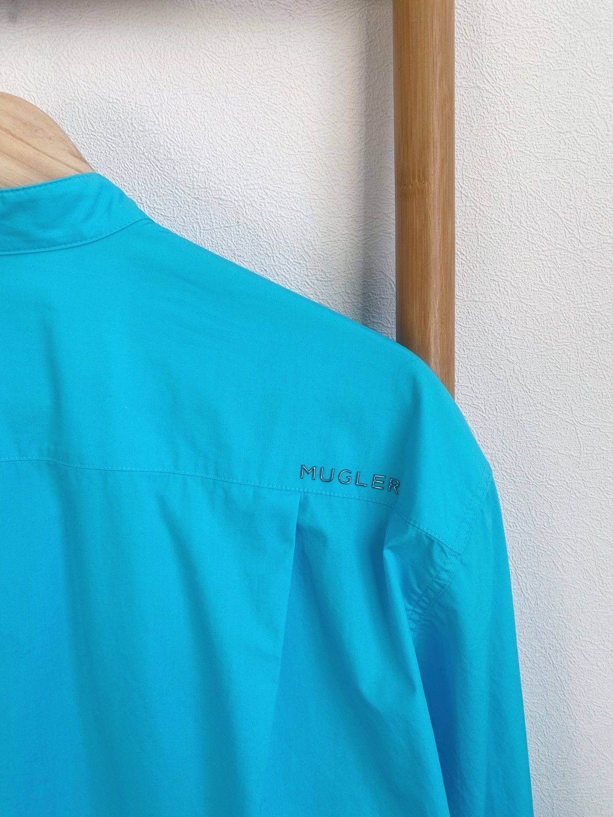 H&M × Mugler × Thierry Mugler Mugler x H&M Double-breasted Poplin Shirt Size М Size US M / EU 48-50 / 2 - 16 Thumbnail
