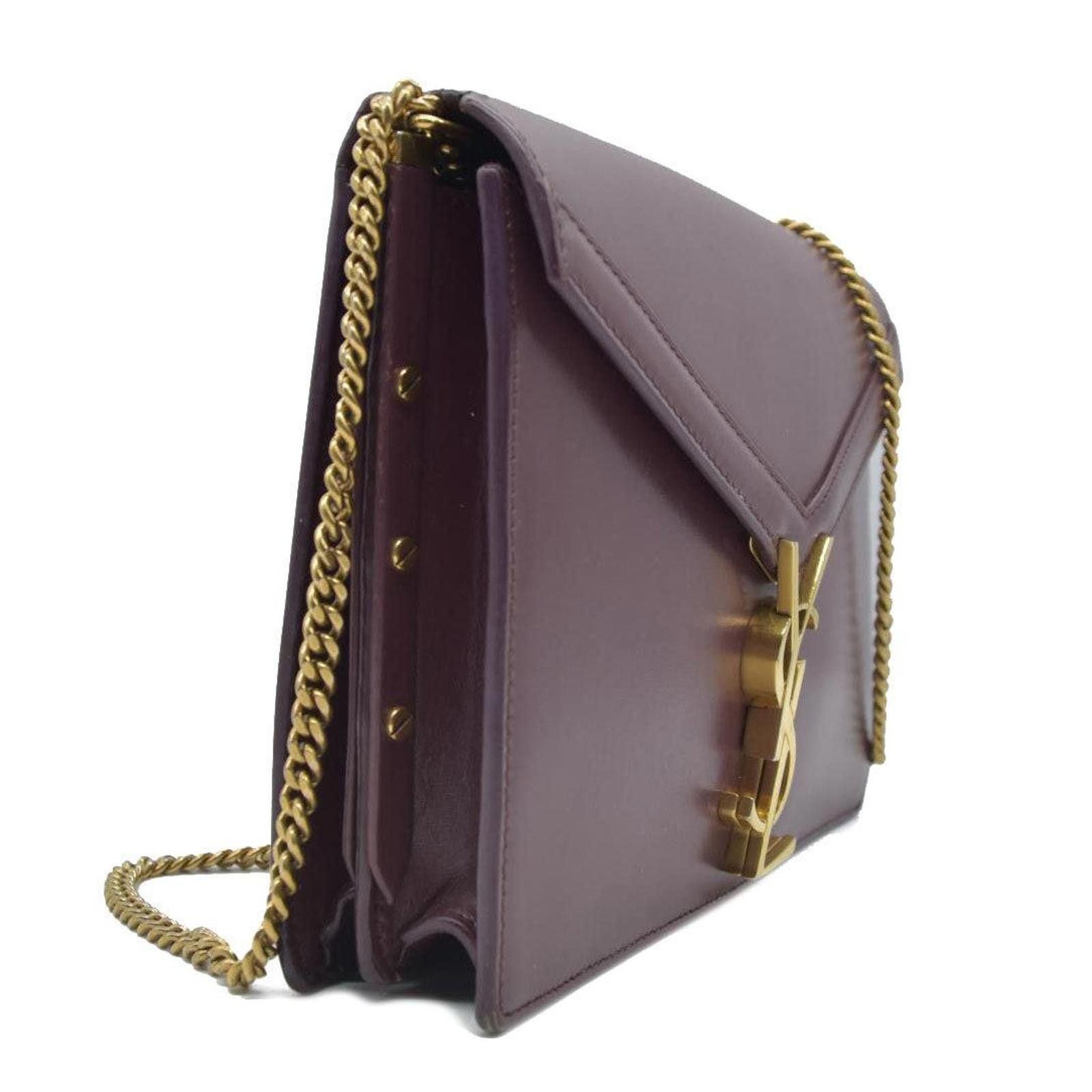 Saint Laurent Paris Saint Laurent Smooth Calfskin Monogram Cassandra Clasp Bag Size ONE SIZE - 7 Thumbnail