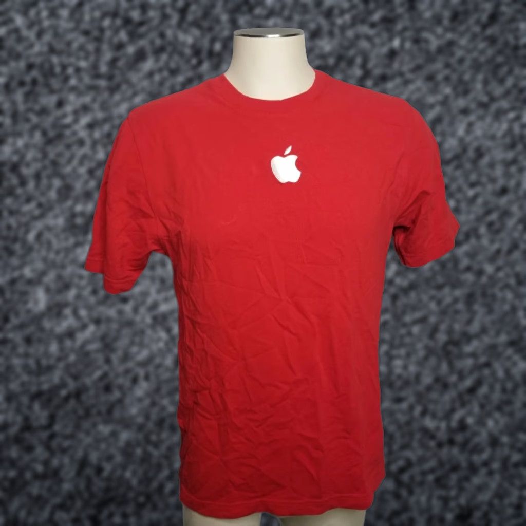 American Apparel VINTAGE Apple Store Employee Unisex M T Shirt Red Embroidered Graphic Shirt Mens Size US M / EU 48-50 / 2 - 1 Thumbnail
