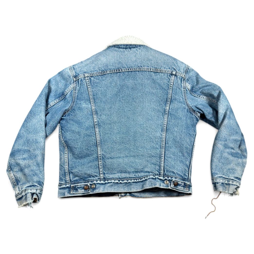 Levi's VINTAGE Levi's Jacket Denim Trucker USA Made Medium Blue Levi's Trucker 80s Mens Jacket Size US M / EU 48-50 / 2 - 2 Thumbnail