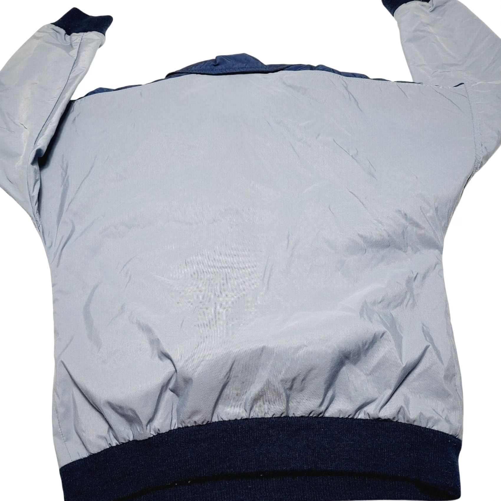 The North Face VINTAGE The North Face Windbreaker Jacket 1/2 Zip Ladies Size 12 USA Blue Windbreaker 80s Style Navy logo Embroidered Nylon Zip USA 1/2 Zip Women 12 Size XL / US 12-14 / IT 48-50 - 3 Thumbnail