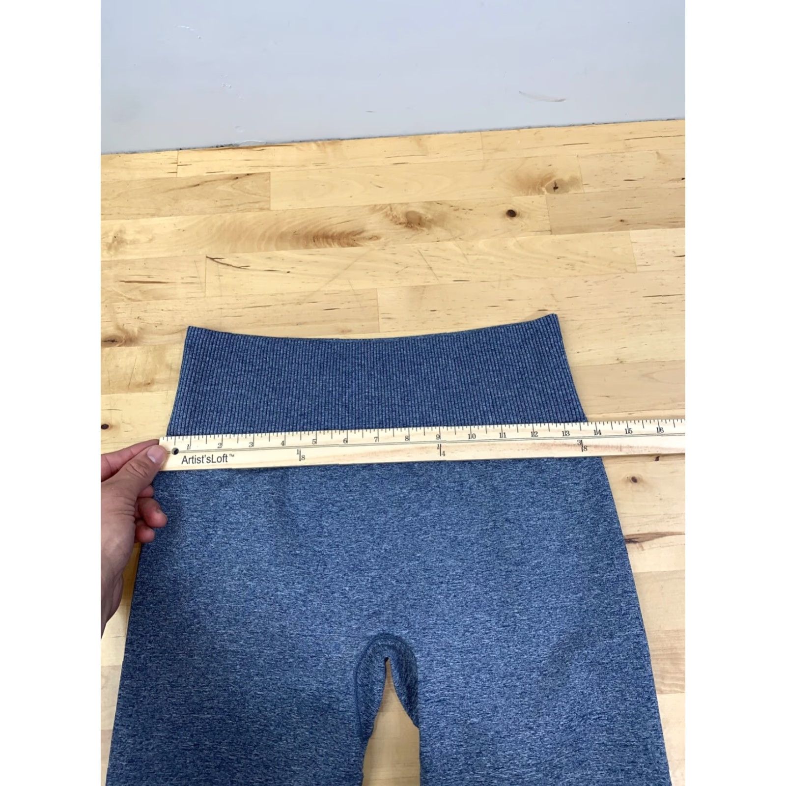 Vintage Vitality Balance Leggings Womens 28" Capri Blue 28 Activewear Capris 10774 Size 28" / US 6 / IT 42 - 3 Thumbnail
