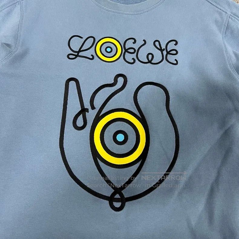 Loewe Loewe Embroidered logo sweatshirt Size M / US 6-8 / IT 42-44 - 5 Thumbnail