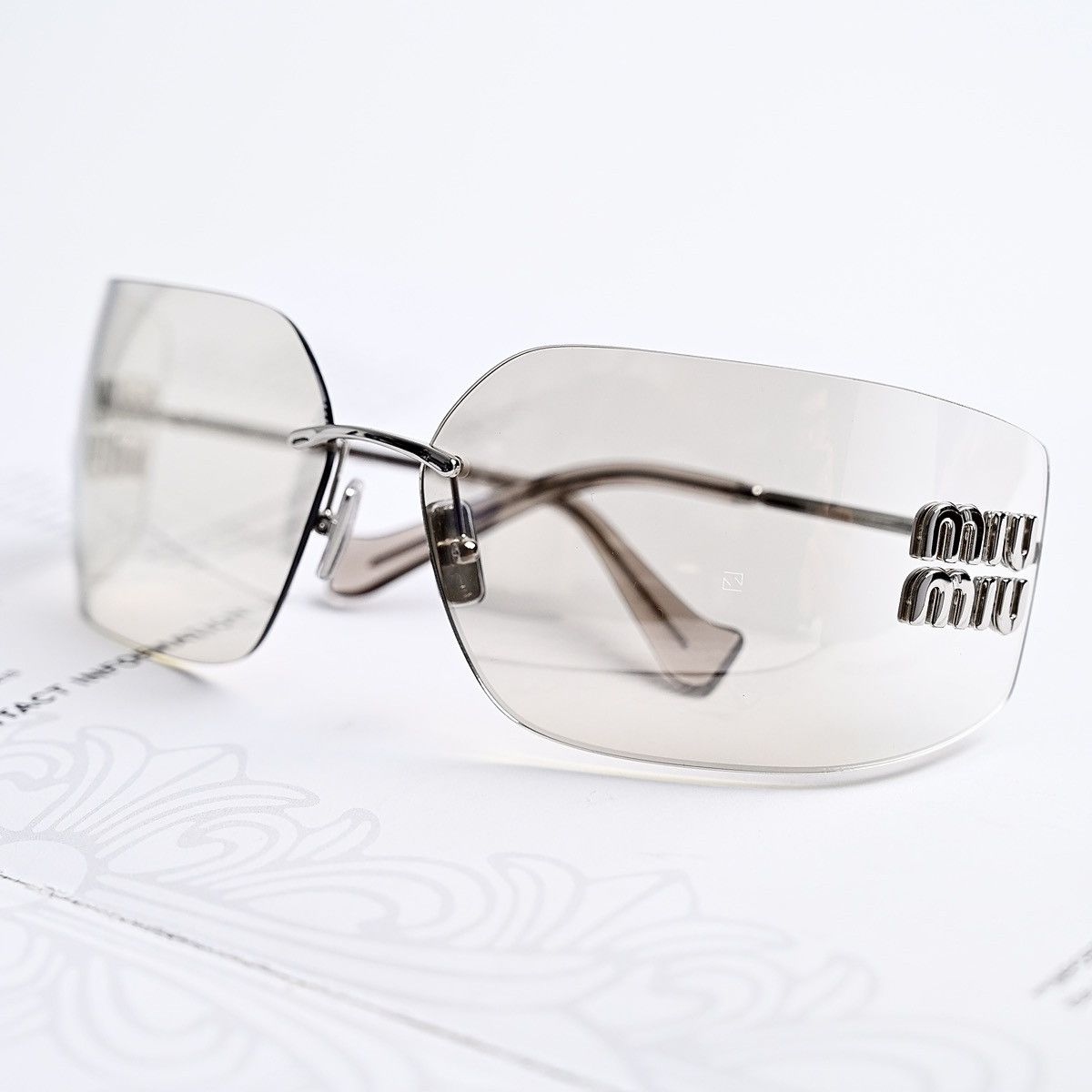 Miu Miu MIU MIU 0MU 54YS SUNGLASSES Size ONE SIZE - 13 Thumbnail
