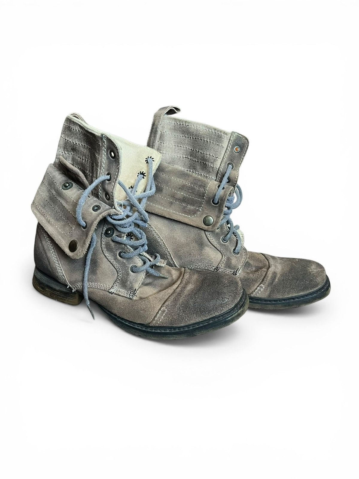 Bed Stu Rare Bed|Stu Distressed Archive Leather Strap Boots 11 as98 Size US 11 / EU 44 - 7 Thumbnail