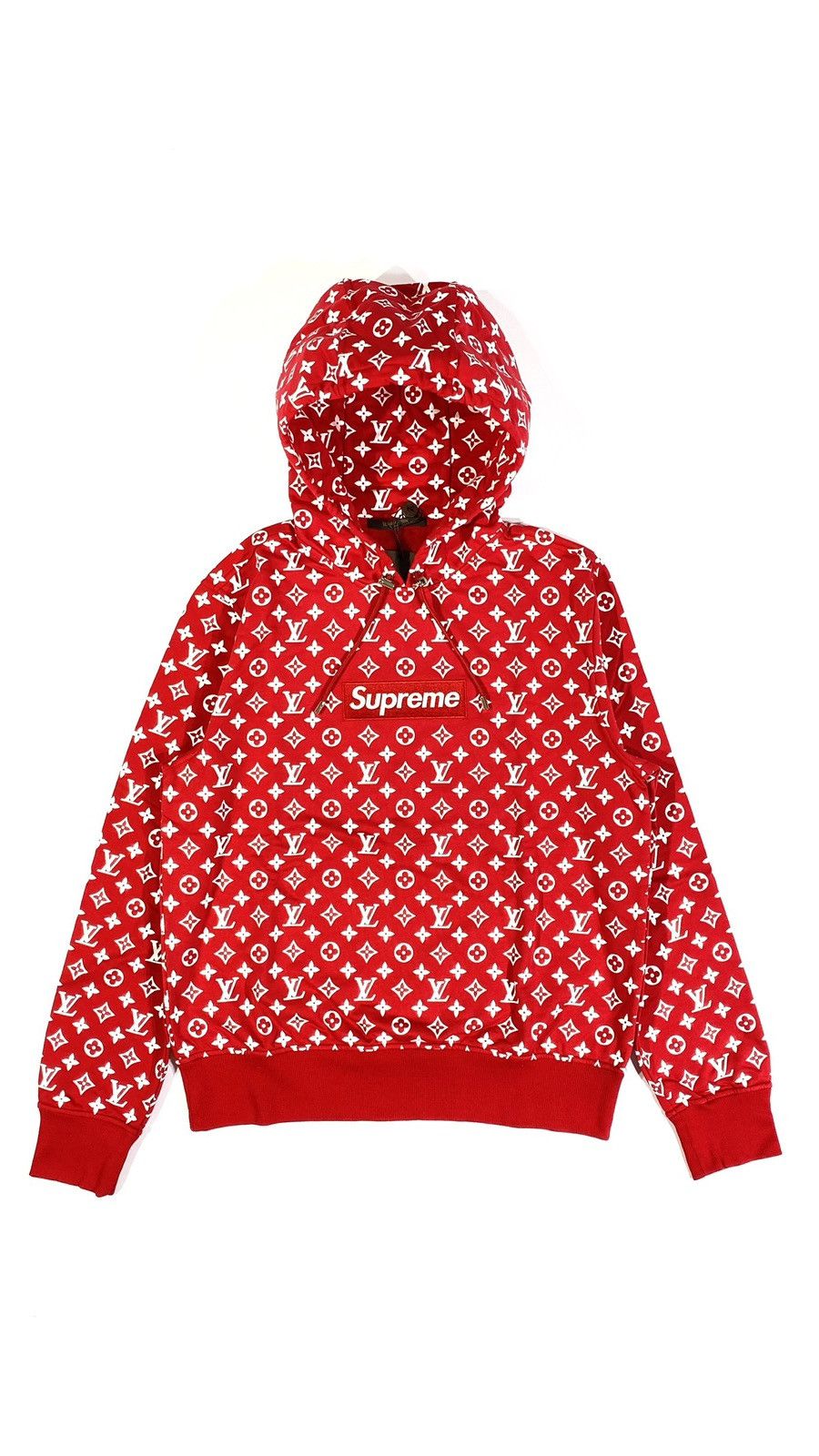 Louis Vuitton × Supreme LOUIS VUITTON X SUPREME M Box Logo Hoodie Sweatshirt Size US M / EU 48-50 / 2 - 2 Thumbnail