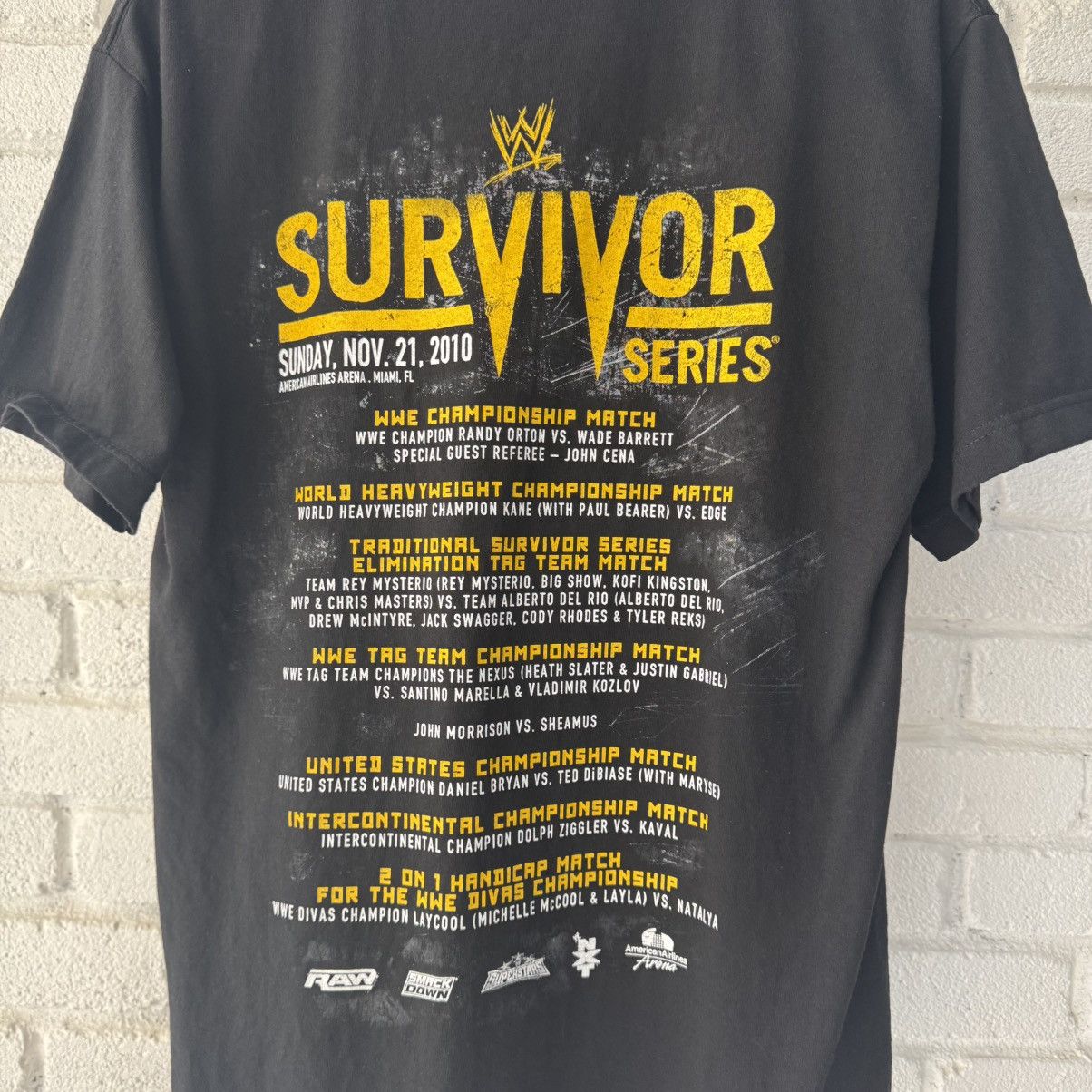 WWE × WWF 10’s Survivor Series Promo Tee Size US M / EU 48-50 / 2 - 4 Thumbnail