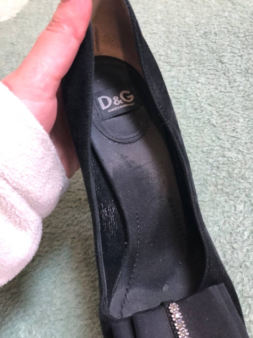 Dolce & Gabbana Dolce & Gabbana Black Peep-Toe Platform Pumps Size US 8.5 / IT 38.5 - 5 Thumbnail