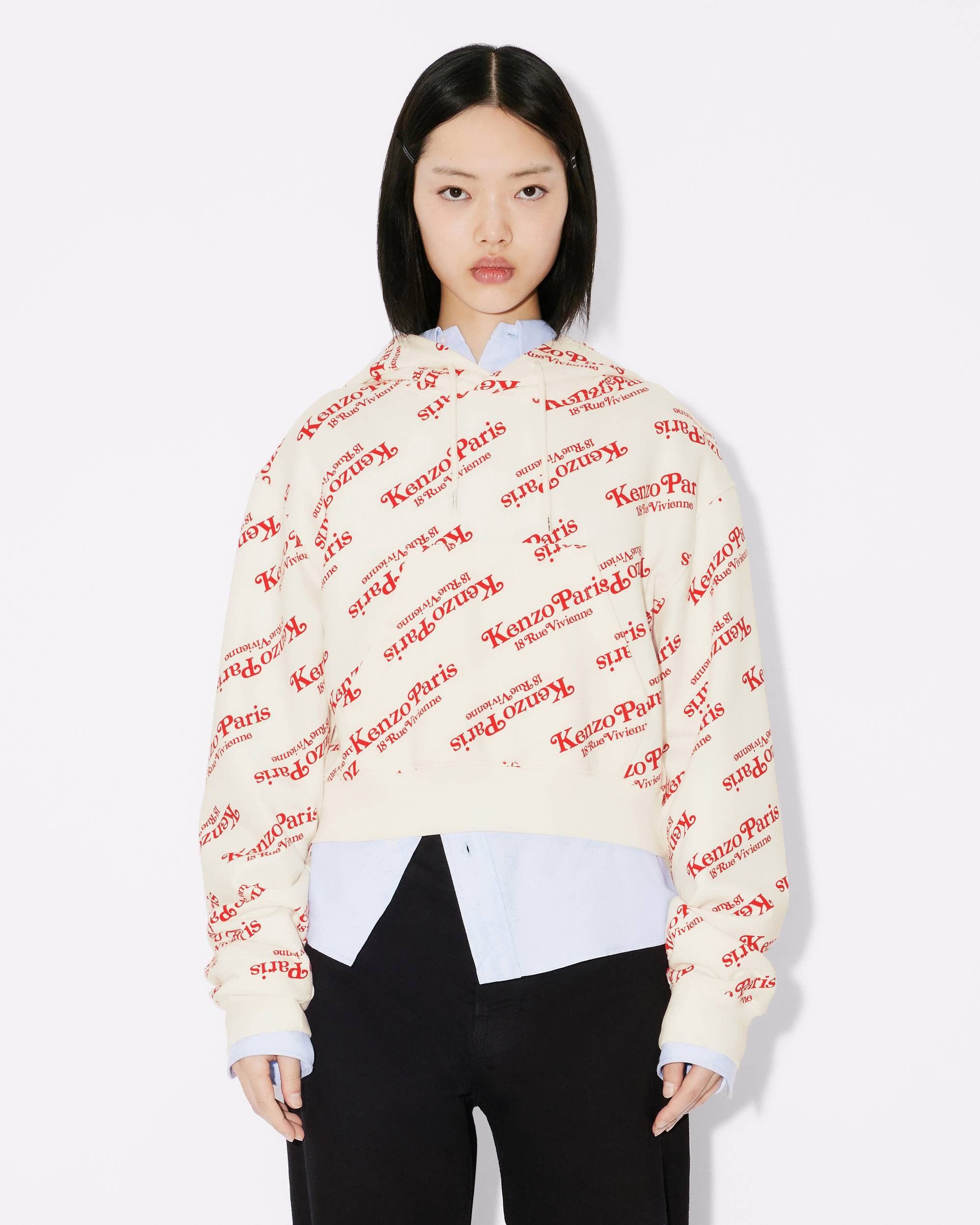 Kenzo o1y1025 Hoodie in White/Red Size M / US 6-8 / IT 42-44 - 3 Thumbnail