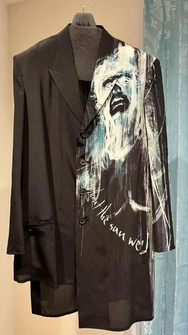 Yohji Yamamoto POUR HOMME 25ss LOOK2 silk jacket HP-J74-804 Size US M / EU 48-50 / 2 - 1 Thumbnail