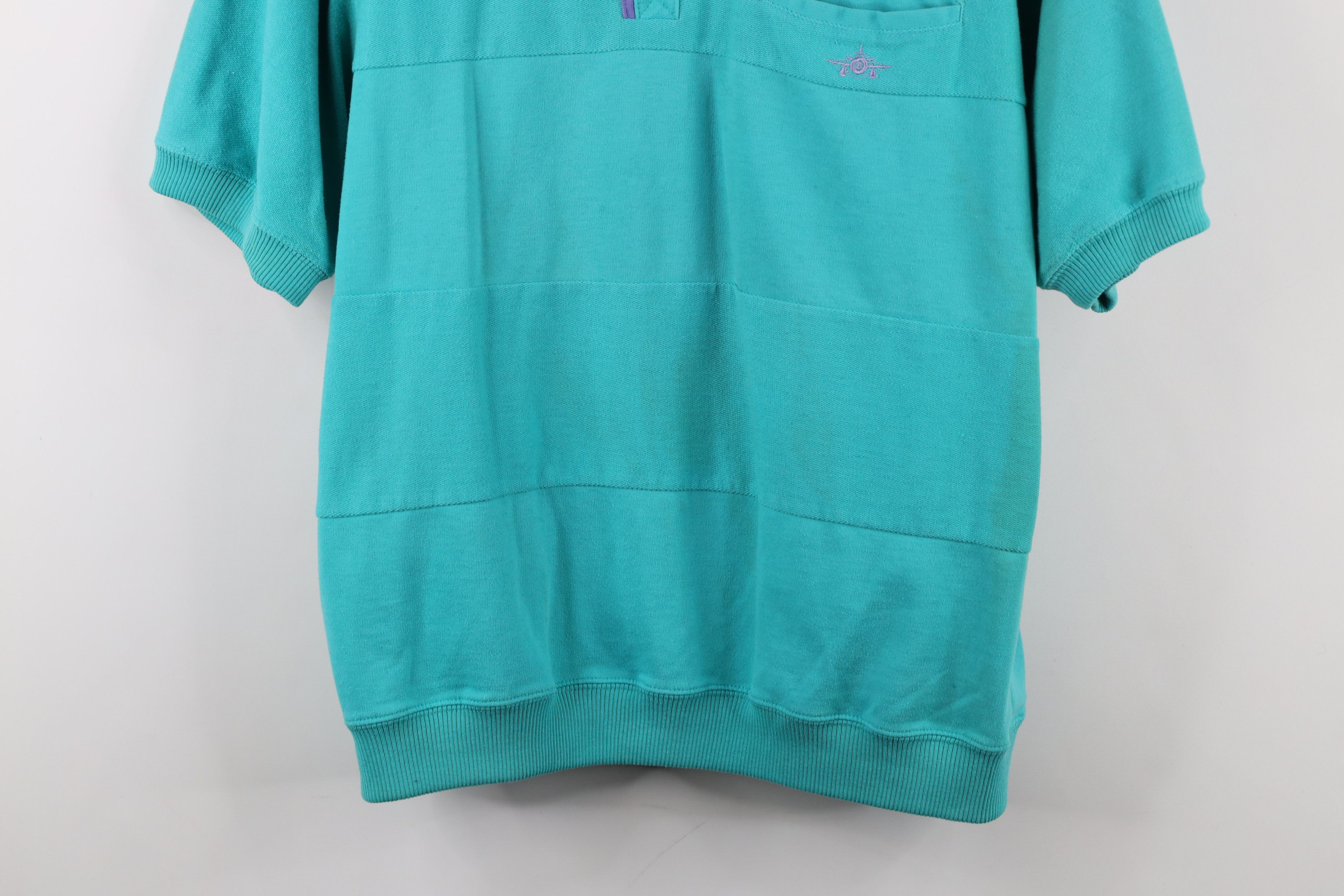 Vintage Vintage 90s Streetwear Striped Collared Pullover Polo Shirt Size US L / EU 52-54 / 3 - 3 Thumbnail