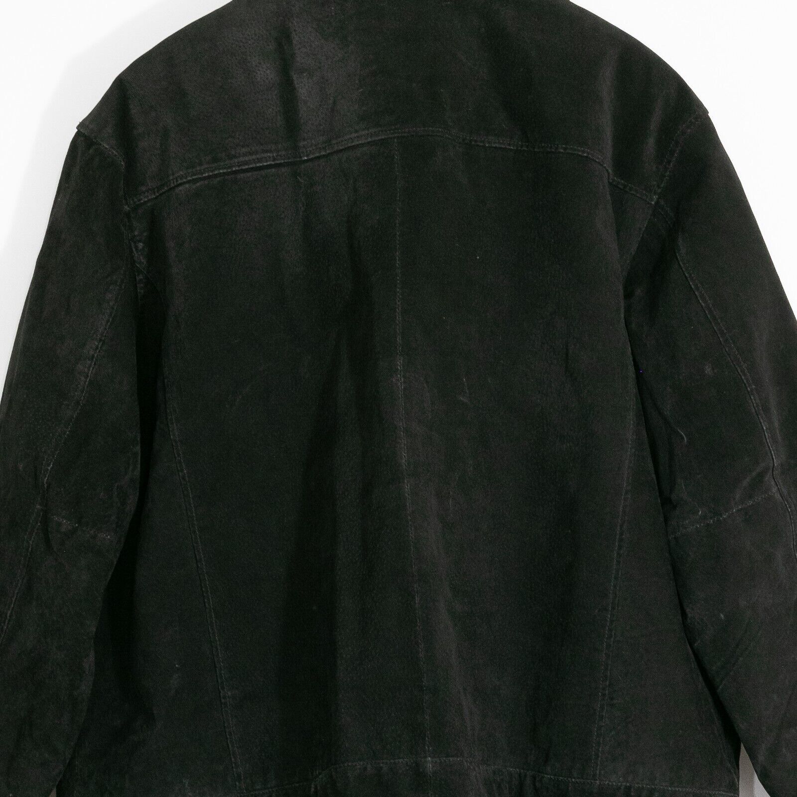 Vintage Vintage Black Suede Zip Up Jacket XL - Patina Distressed Size US XL / EU 56 / 4 - 7 Preview