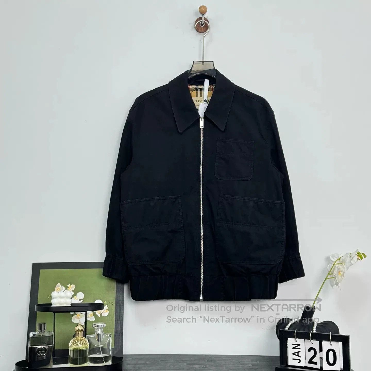Burberry Burberry Graffiti Check Work Jacket UK6. Size XS / US 0-2 / IT 36-38 - 1 Thumbnail