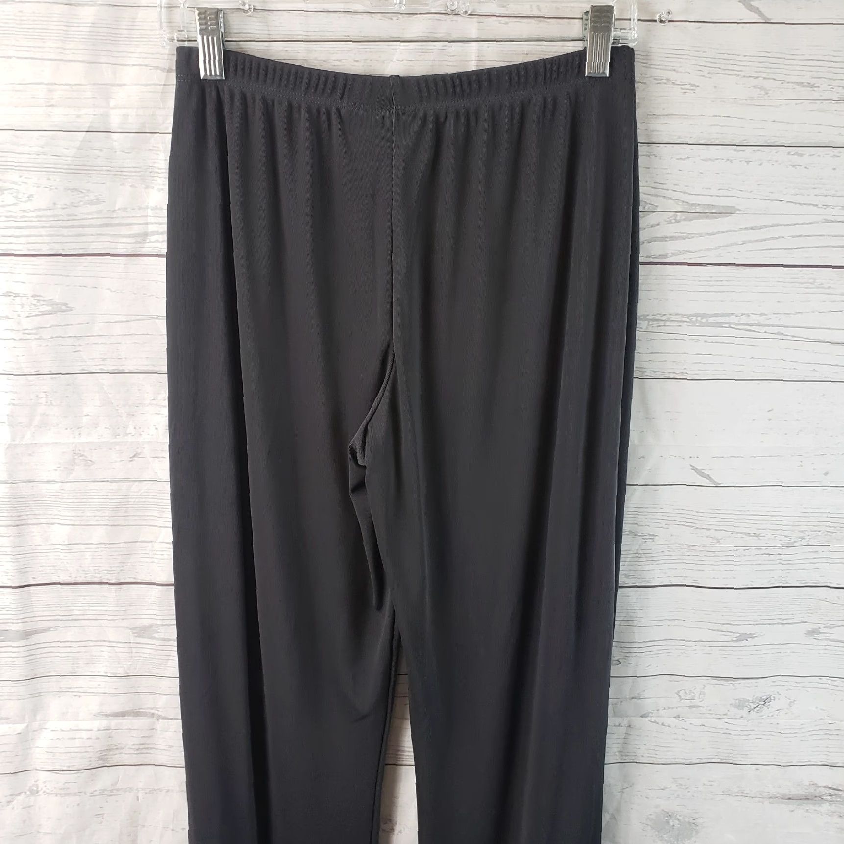 Vintage Chico's EasyWear Women's Pull On Pants Small Short Gray Straight Leg Pants Womens Small Short Gray Pull On Size 28" / US 6 / IT 42 - 4 Thumbnail