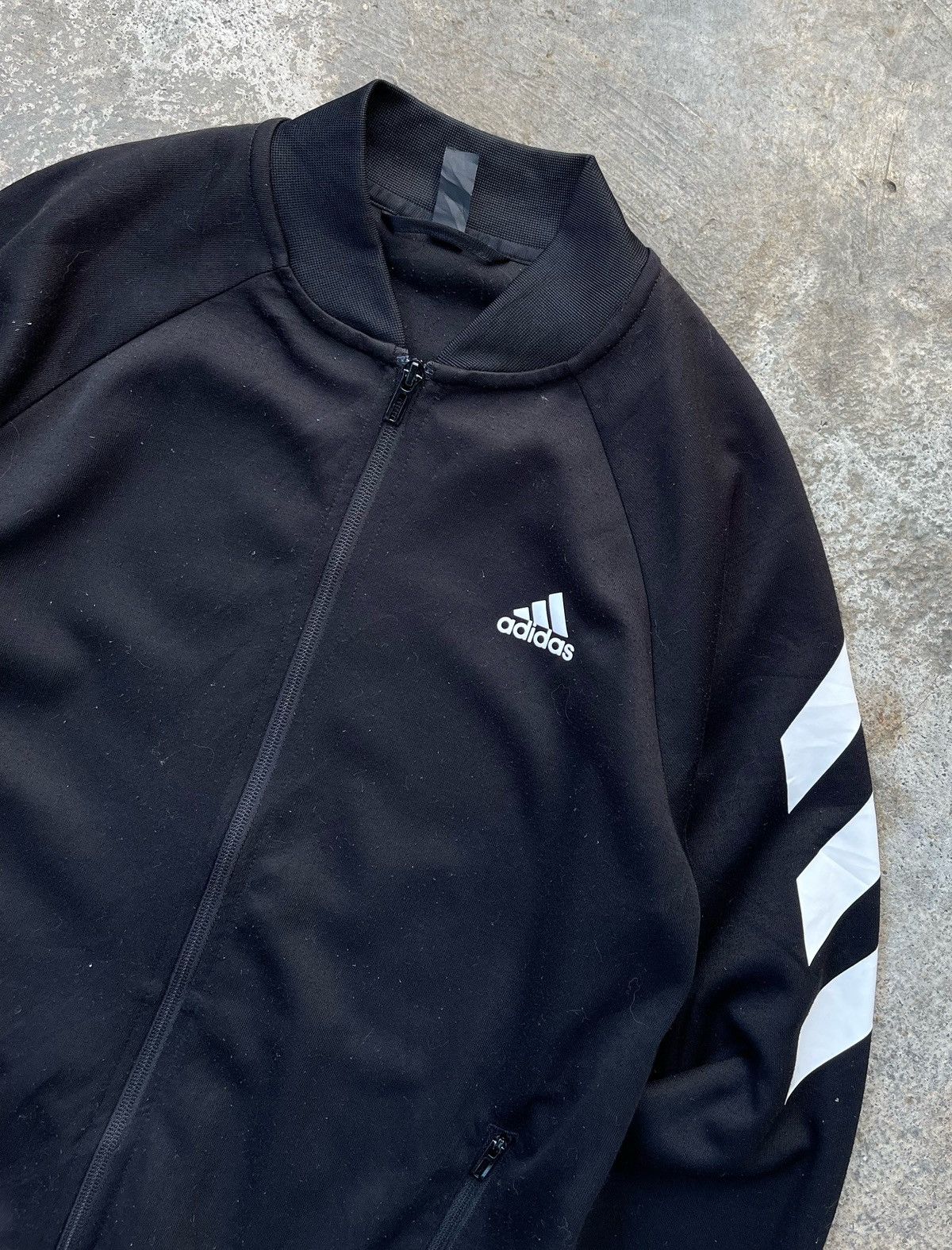 Adidas ADIDAS STRIP SWEATER JACKET Size US S / EU 44-46 / 1 - 6 Thumbnail