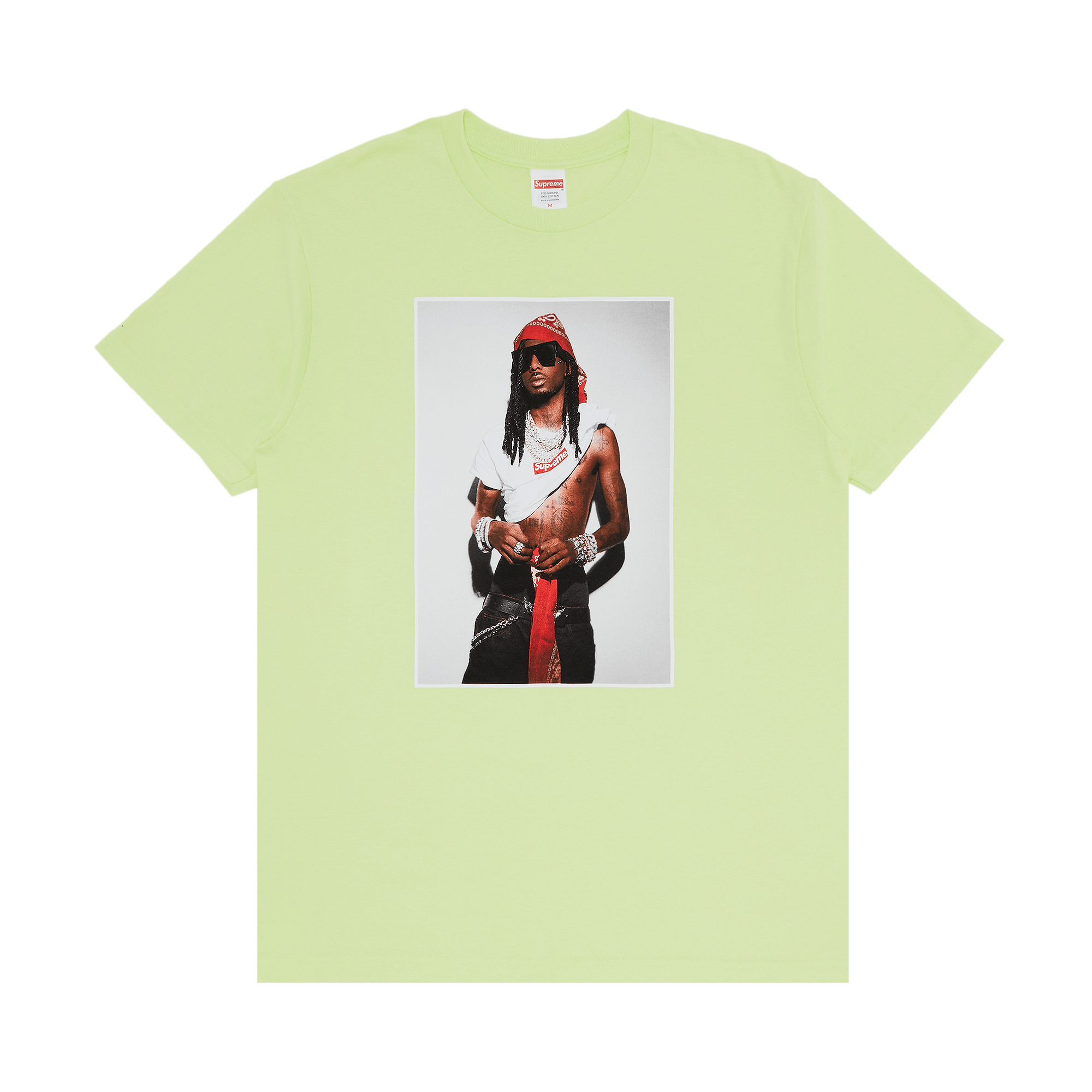 トップス supreme Playboi Carti Tee pale green S Buy Supreme Playboi Carti Tee 'Pale Green' - FW25T50 PALE