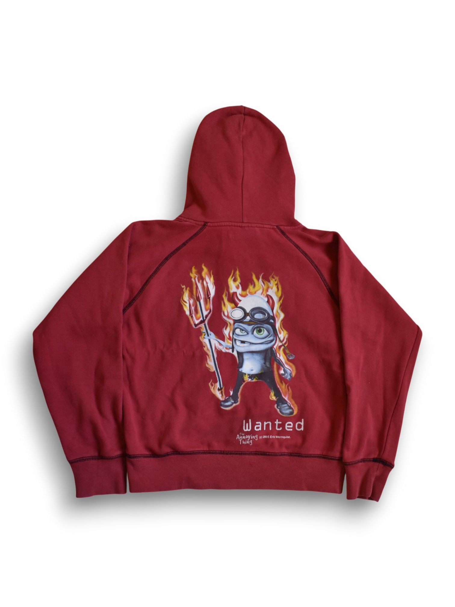 Other Vintage 00s The Annoying Thing Red Hoodie Size XS / US 0-2 / IT 36-38 - 1 Thumbnail