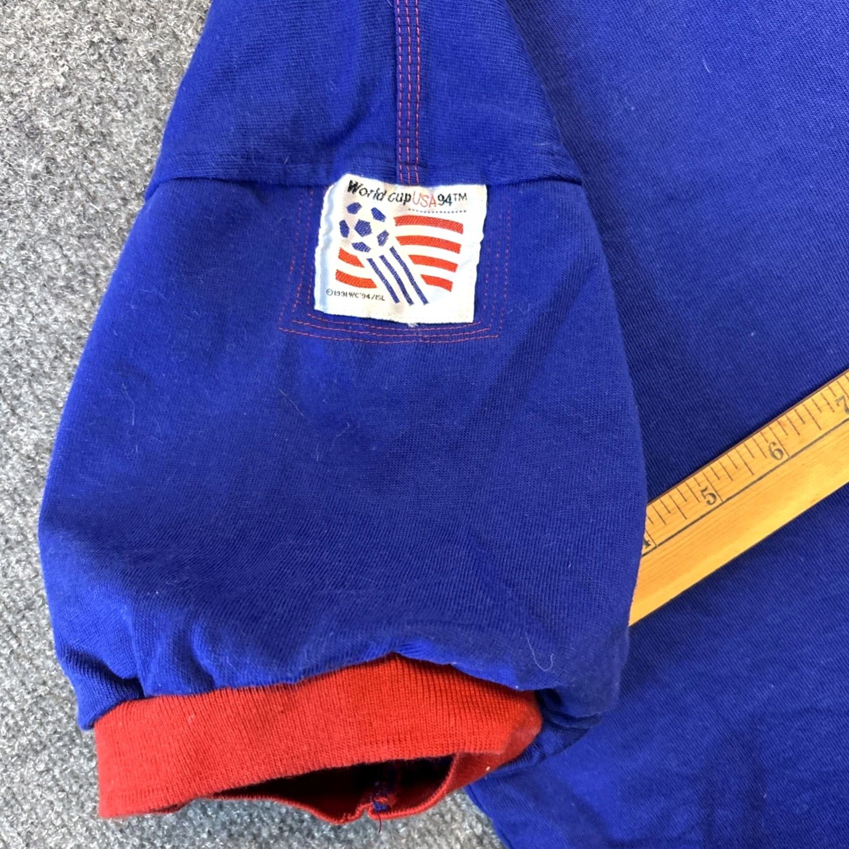 Vintage VINTAGE Snickers Promo World Cup USA 1994 Fits Medium Boxy Blue Polo Shirt 90s Shirt Mens Blue Polo 1990s USA USA 1994 Snickers World Cup Shirt Size US M / EU 48-50 / 2 - 5 Thumbnail