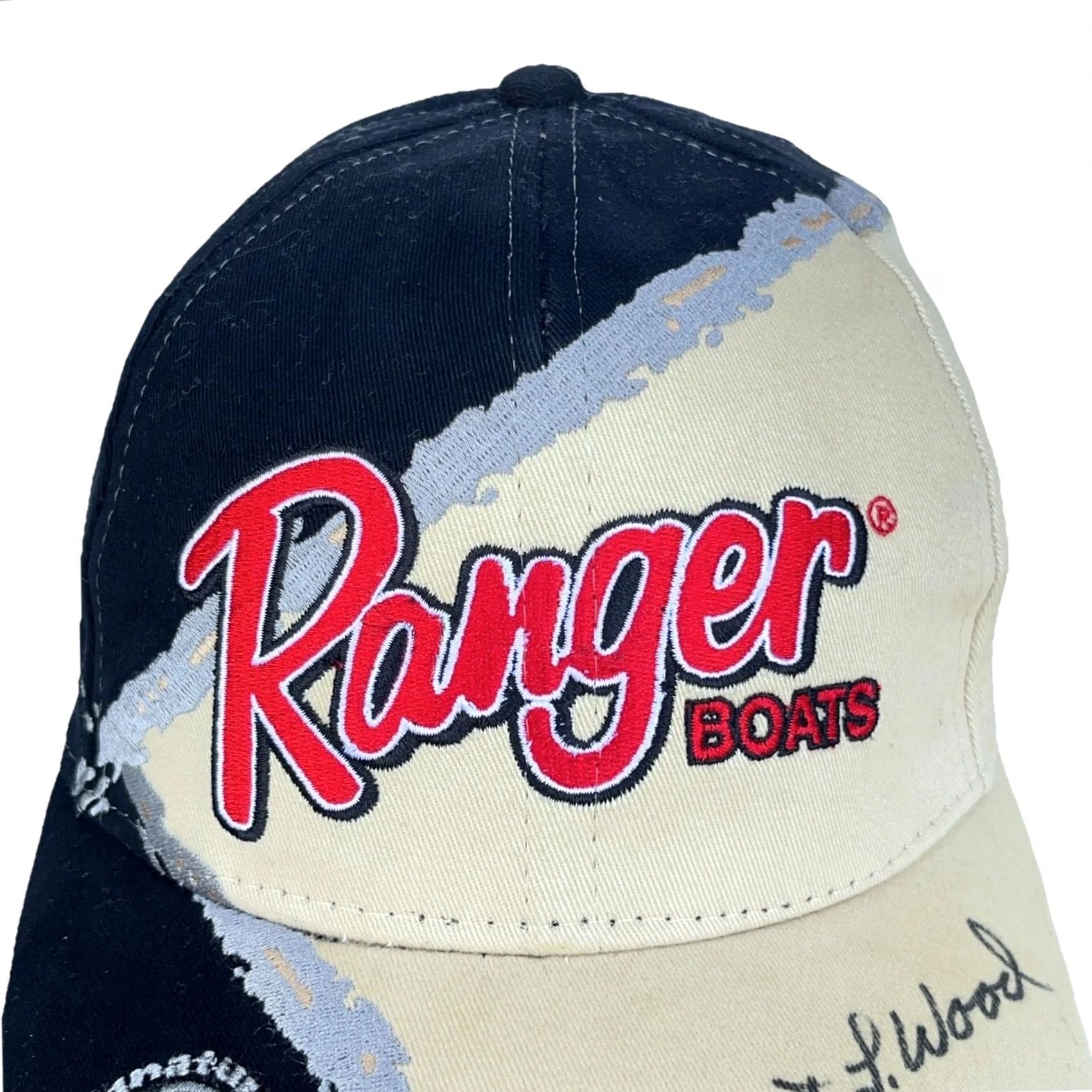Vintage VINTAGE Kudzu Baseball Cap Hat Adjustable Black White Splash Cotton Twill Men Cap Casual 90s Logo Retro Mens Size ONE SIZE - 5 Thumbnail
