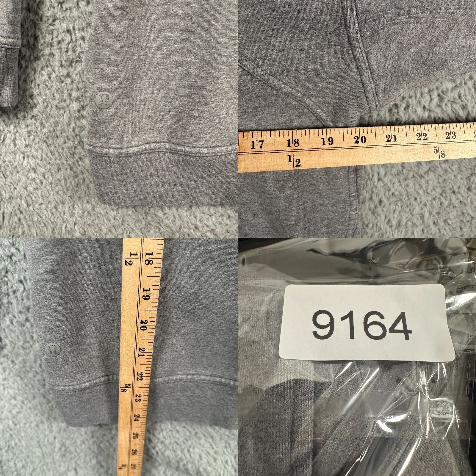 Lululemon VINTAGE Lululemon All Yours Hoodie Sweatshirt Womens 10 Gray Pullover Fleece Size L / US 10 / IT 46 - 8 Thumbnail