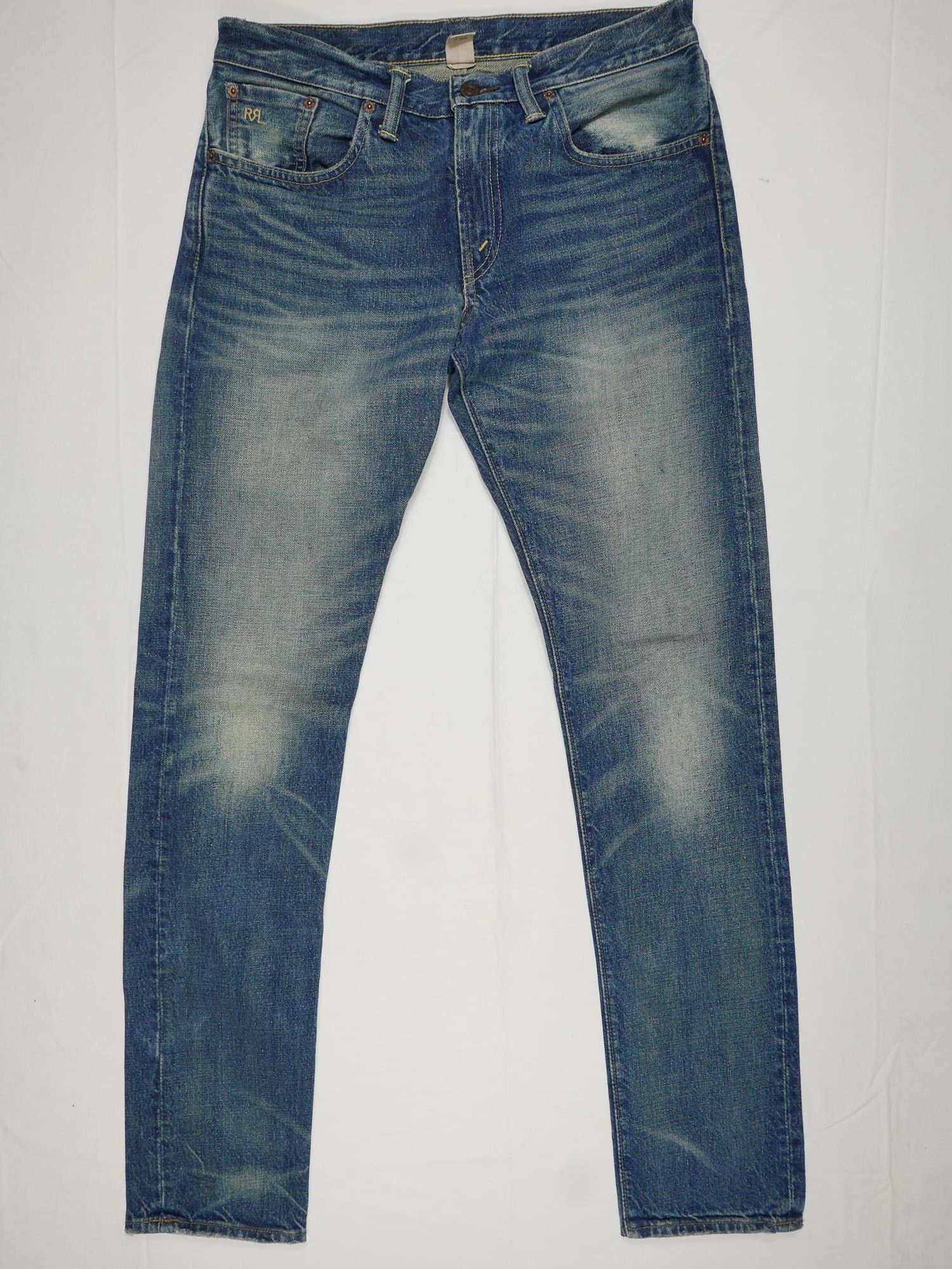 RRL Ralph Lauren Double Ralph Lauren RRL Jeans Pants Slim Fir Zip Fly 29/32 Size US 29 - 1 Thumbnail