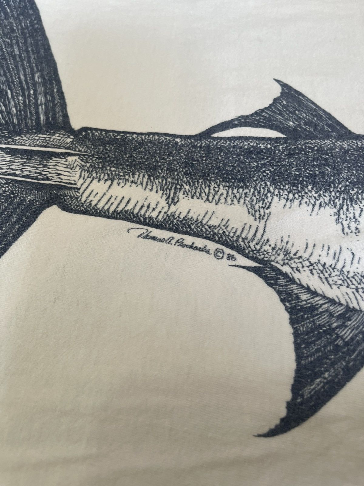 Vintage Vintage 86’ Thomas A. Prochaska "Key West" Marlin T-Shirt XL Size US XL / EU 56 / 4 - 8 Thumbnail