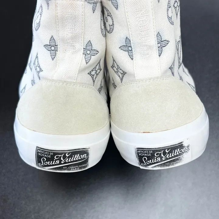Louis Vuitton Louis Vuitton Monogram Canvas High-Top Sneakers -2508 Size US 8 / EU 41 - 7 Thumbnail