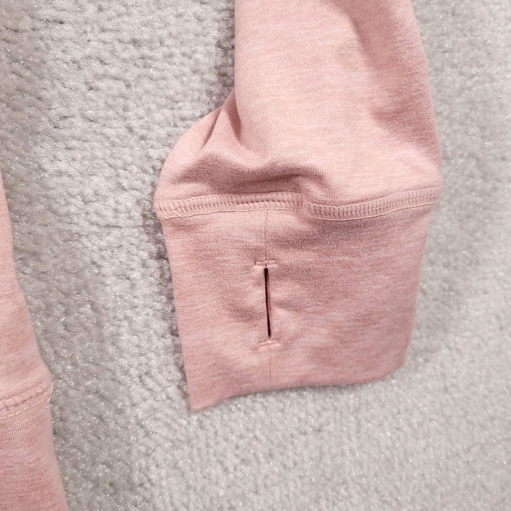 Vintage Gaiam Sweatshirt Women's XL Pink Cowl Neck Activewear Performance Thumbholes Shirt Fits Athletic Womens Size XL / US 12-14 / IT 48-50 - 5 Thumbnail