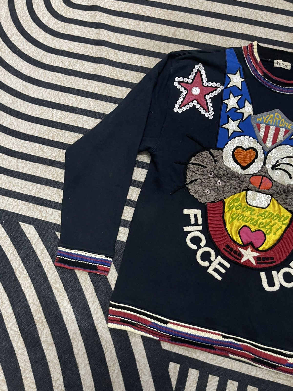Yoshiyuki Konishi 90s YOSHIYUKI KONISHI FICCE OVP RABBIT SWEATSHIRT Size US S / EU 44-46 / 1 - 3 Thumbnail