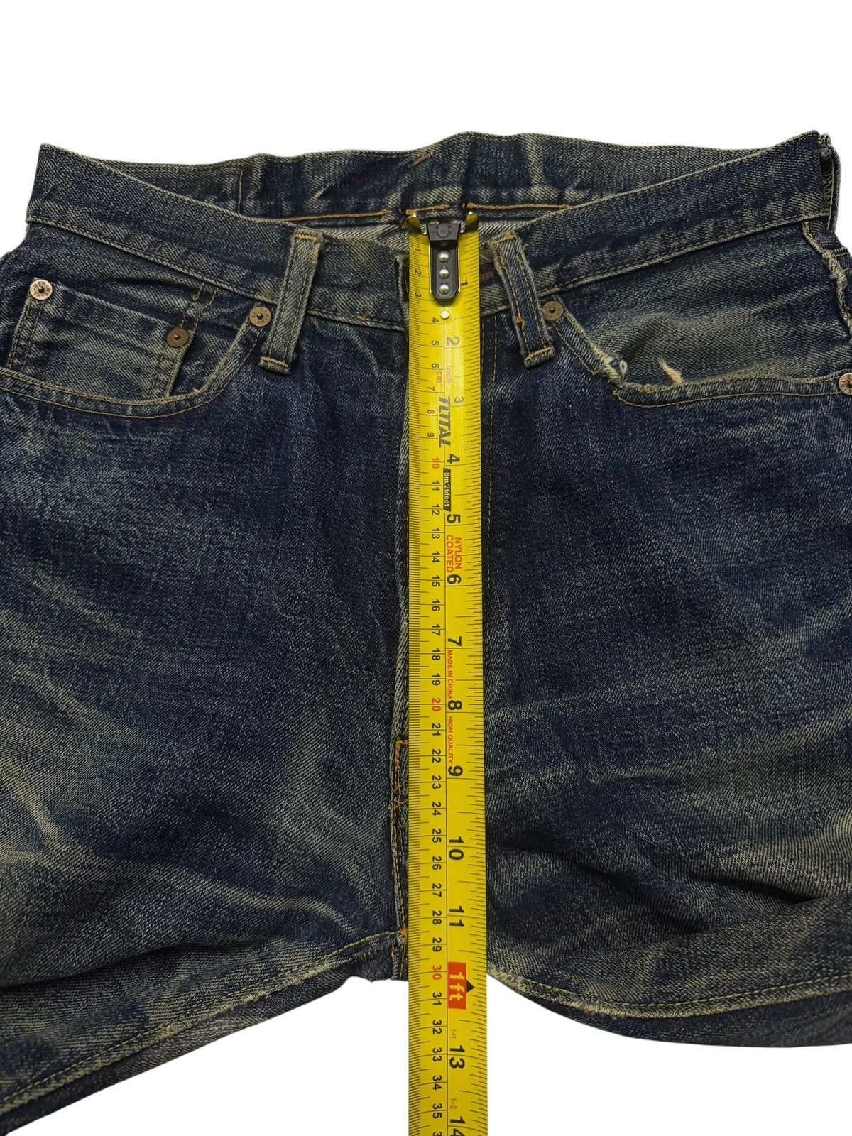 Denime Vintage 90s DENIME Lot 87 Selvedge Denim Jeans Japan | W29 Size US 29 - 20 Thumbnail