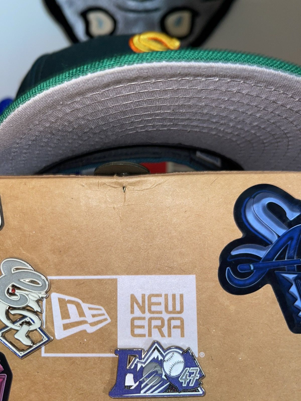 Hat Club × MyFitteds × New Era 7 3/8 MyFitteds Tops Upper Deck Chicago White Sox Grey UV Size 38 - 6 Thumbnail