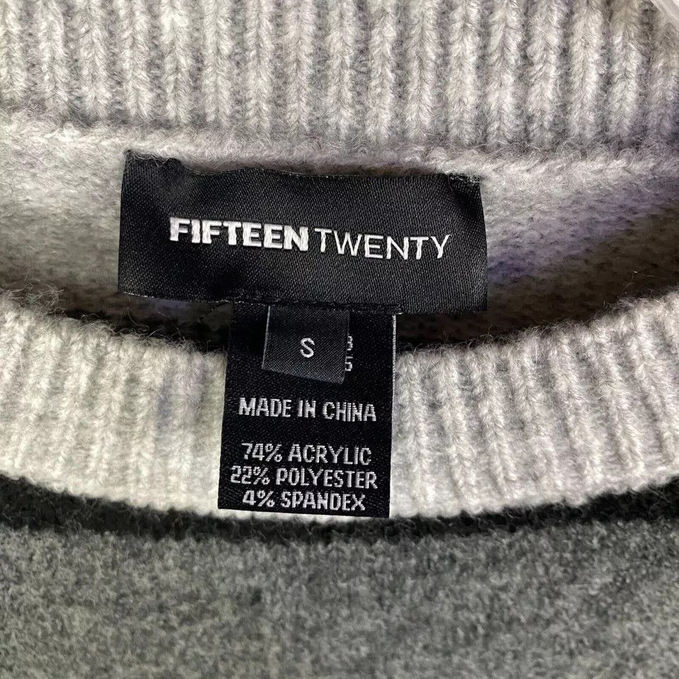 Other Fifteen Twenty Sweater Women's Small Striped Acrylic S Size S / US 4 / IT 40 - 3 Thumbnail