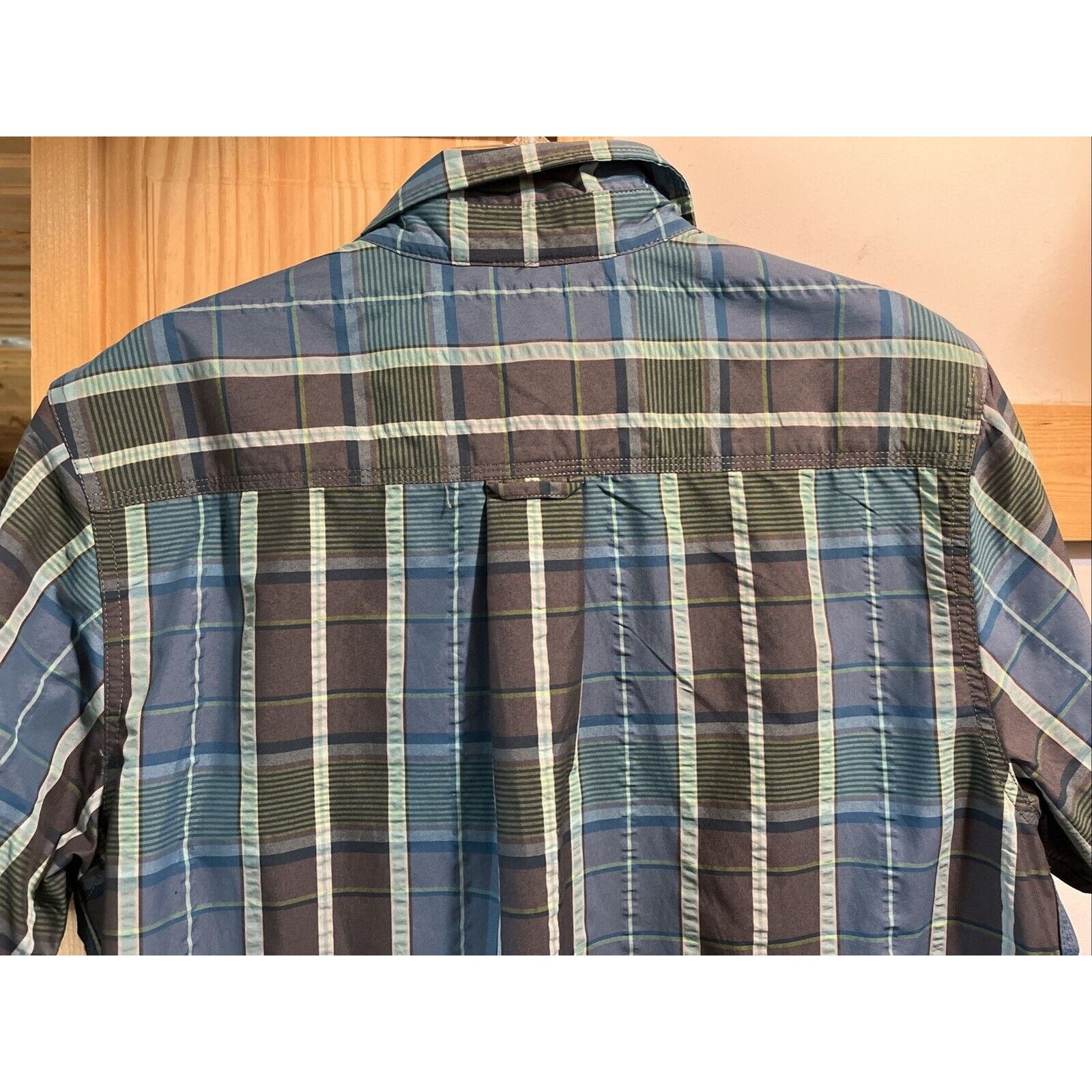 The North Face The North Face Men Shirt L Blue Plaid Button Up Short Sleeve Size US L / EU 52-54 / 3 - 9 Thumbnail