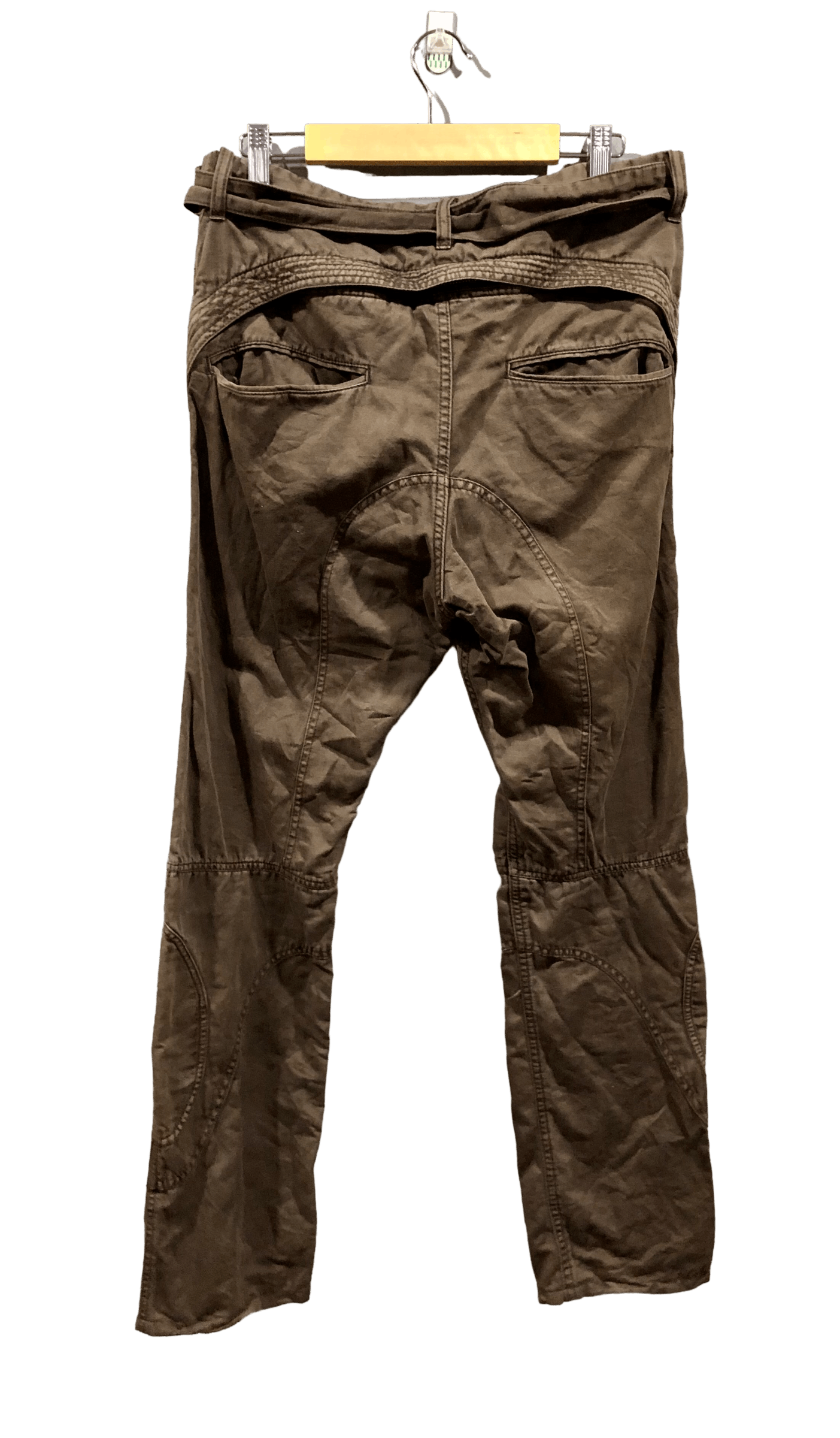 Issey Miyake Issey Miyake Cabane De Zucca Bondage Pants Biker Pants Size US 32 / EU 48 - 6 Thumbnail