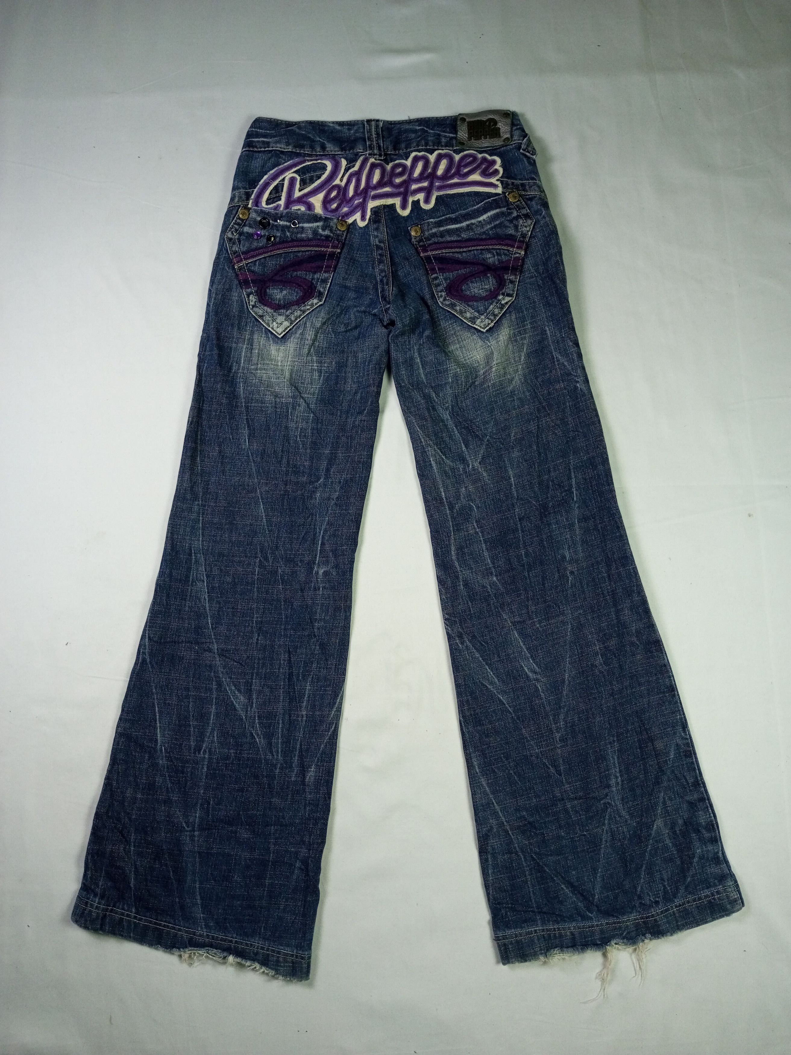 Japanese Brand 🔥Flare🔥🔥Vintage Japanese Brand Red Pepper Jeans Size US 26 / EU 42 - 25 Thumbnail