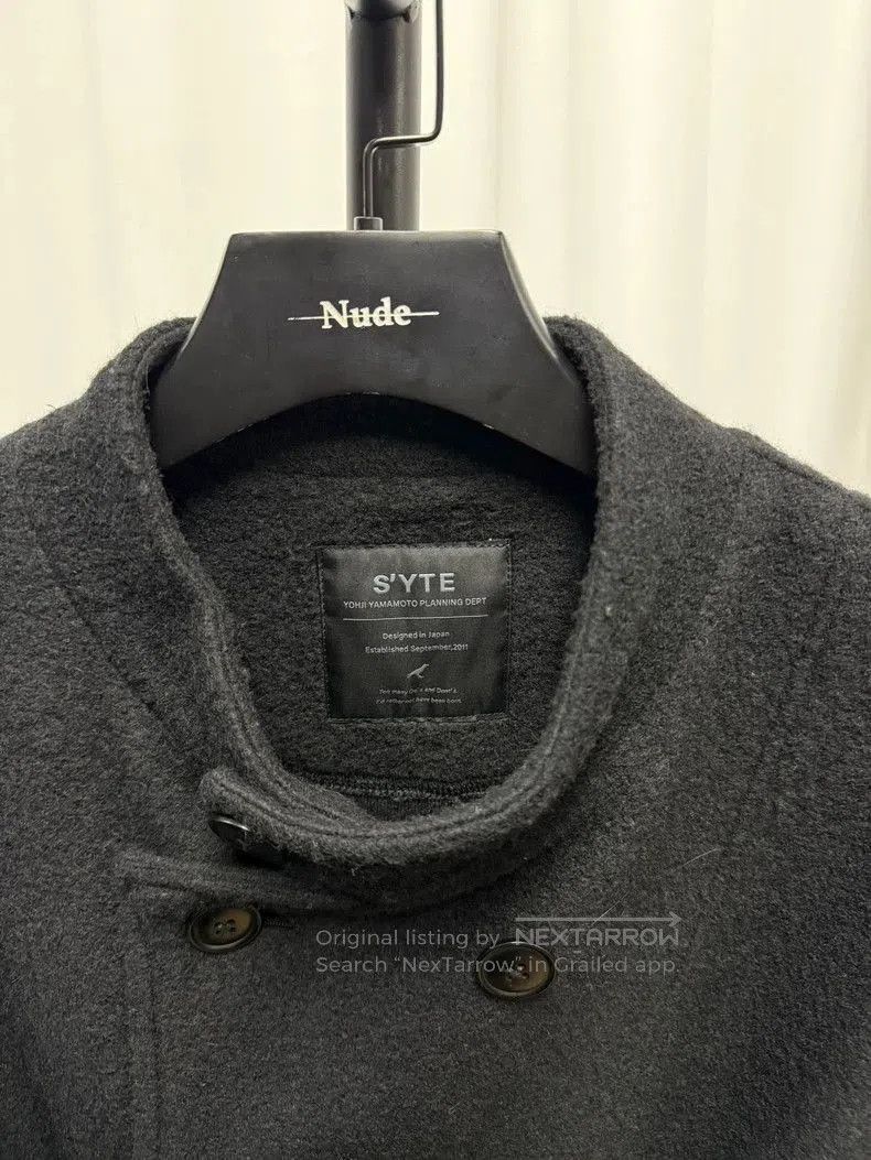 Yohji Yamamoto Yohji Yamamoto S'YTE Wool Stand Collar Coat. Size US L / EU 52-54 / 3 - 5 Thumbnail