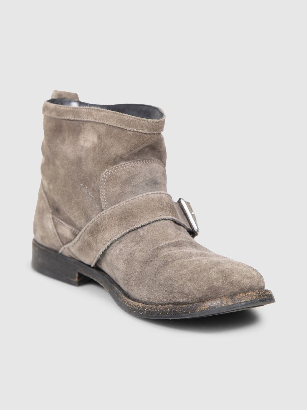 Burberry Brown Suede Ankle Buckled Boots Size US 5.5 / IT 35.5 - 1 Thumbnail