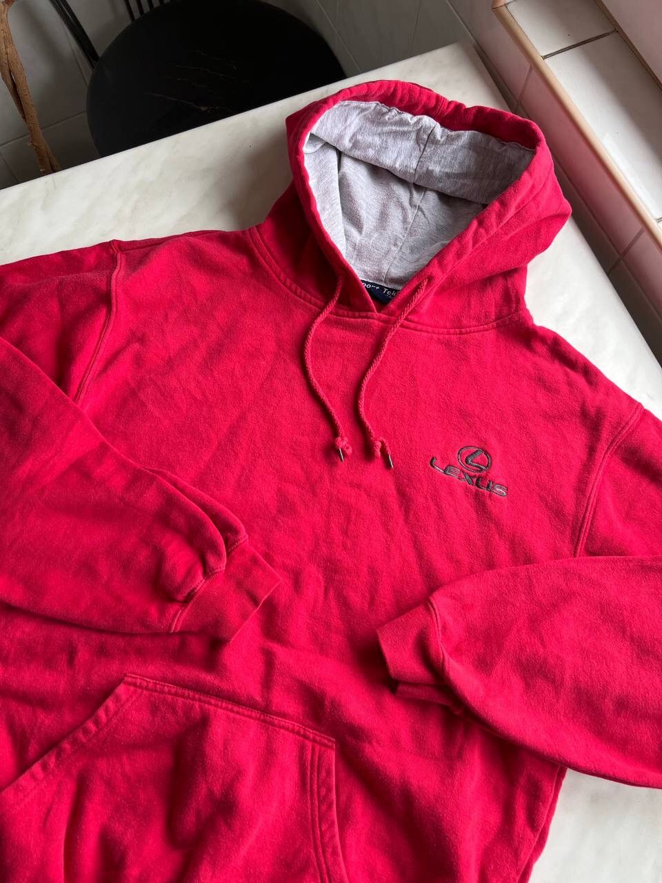Japanese Brand × Vintage Lexus Vintage Racing Hoodie Red Japanes Auto Brand Size US S / EU 44-46 / 1 - 5 Thumbnail