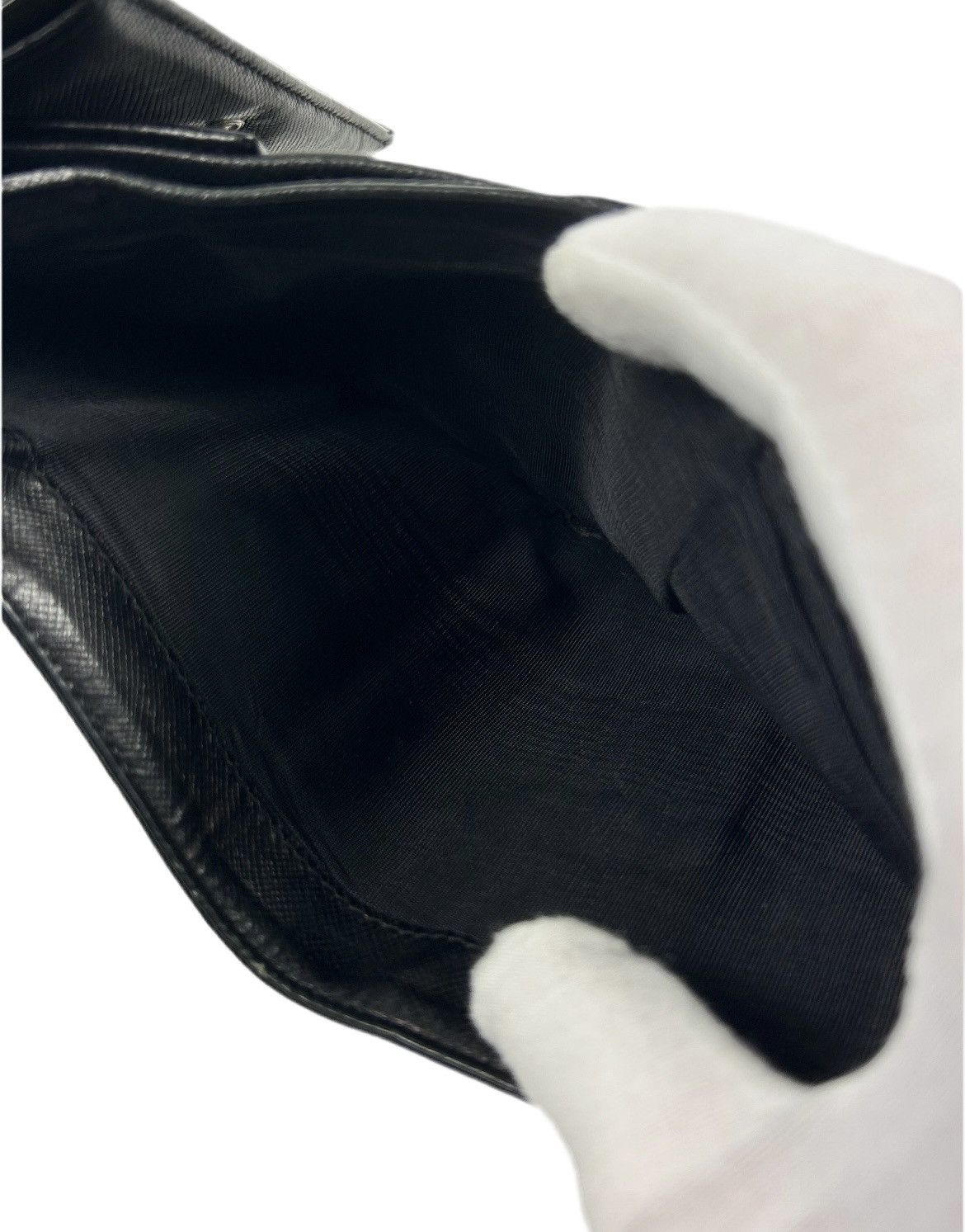 Prada Tessuto Nero Nylon Trifold Wallet Size ONE SIZE - 4 Thumbnail