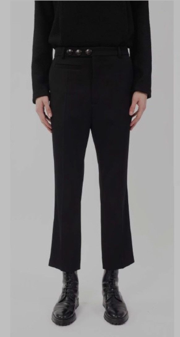 パンツ NAMACHEKO ZIGGURAT TAILORED TROUSER Namacheko Gray Ziggurat Tailored Trousers Namacheko