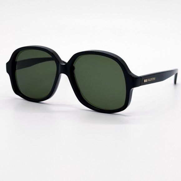 Valentino NEW VALENTINO SUNGLASSES VLS-177A BLACK GREEN WOMEN EYEWEAR Size ONE SIZE - 1 Thumbnail