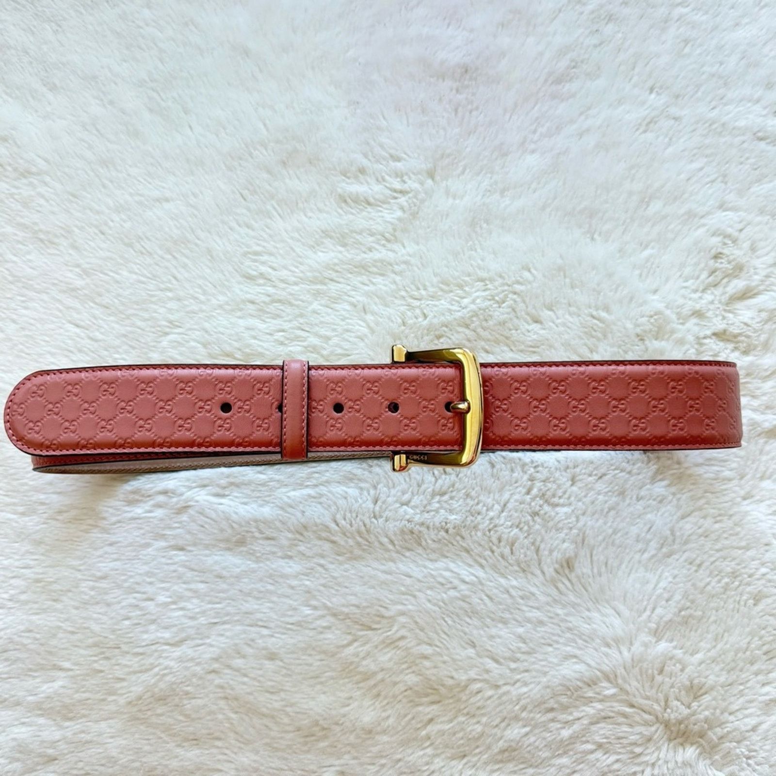 Gucci Gucci GG Marmont pink leather belt size 85/34 Authentic 650$ Size ONE SIZE - 1 Thumbnail