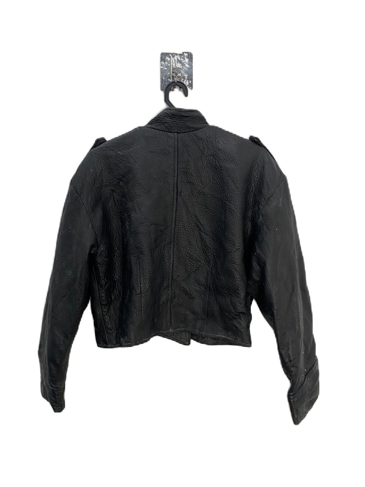Other × Vintage VINTAGE CROPPED LEATHER JACKET Size M / US 6-8 / IT 42-44 - 3 Thumbnail