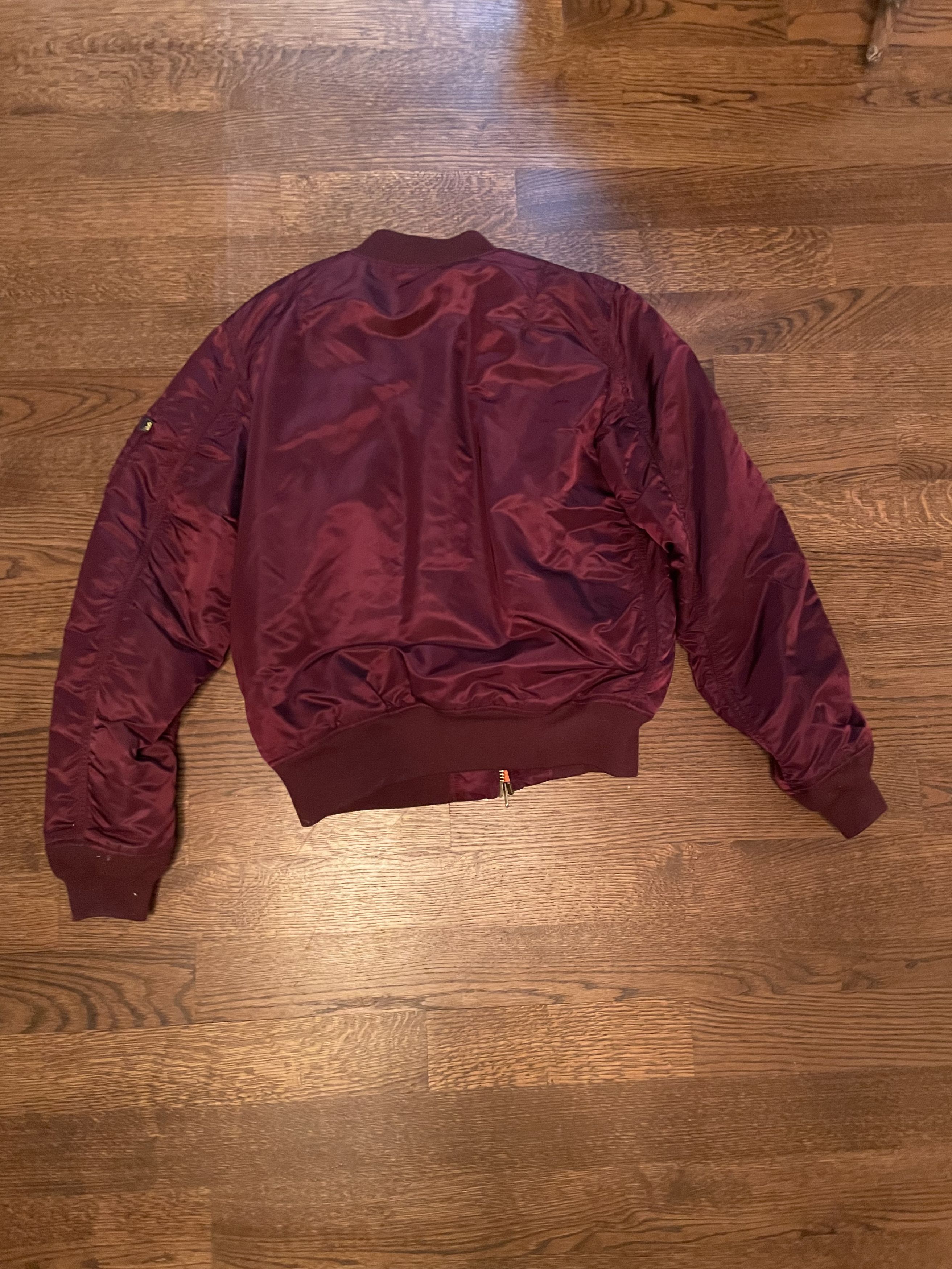Alpha Industries Alpha Industries Maroon Flight Jacket Size US L / EU 52-54 / 3 - 2 Thumbnail