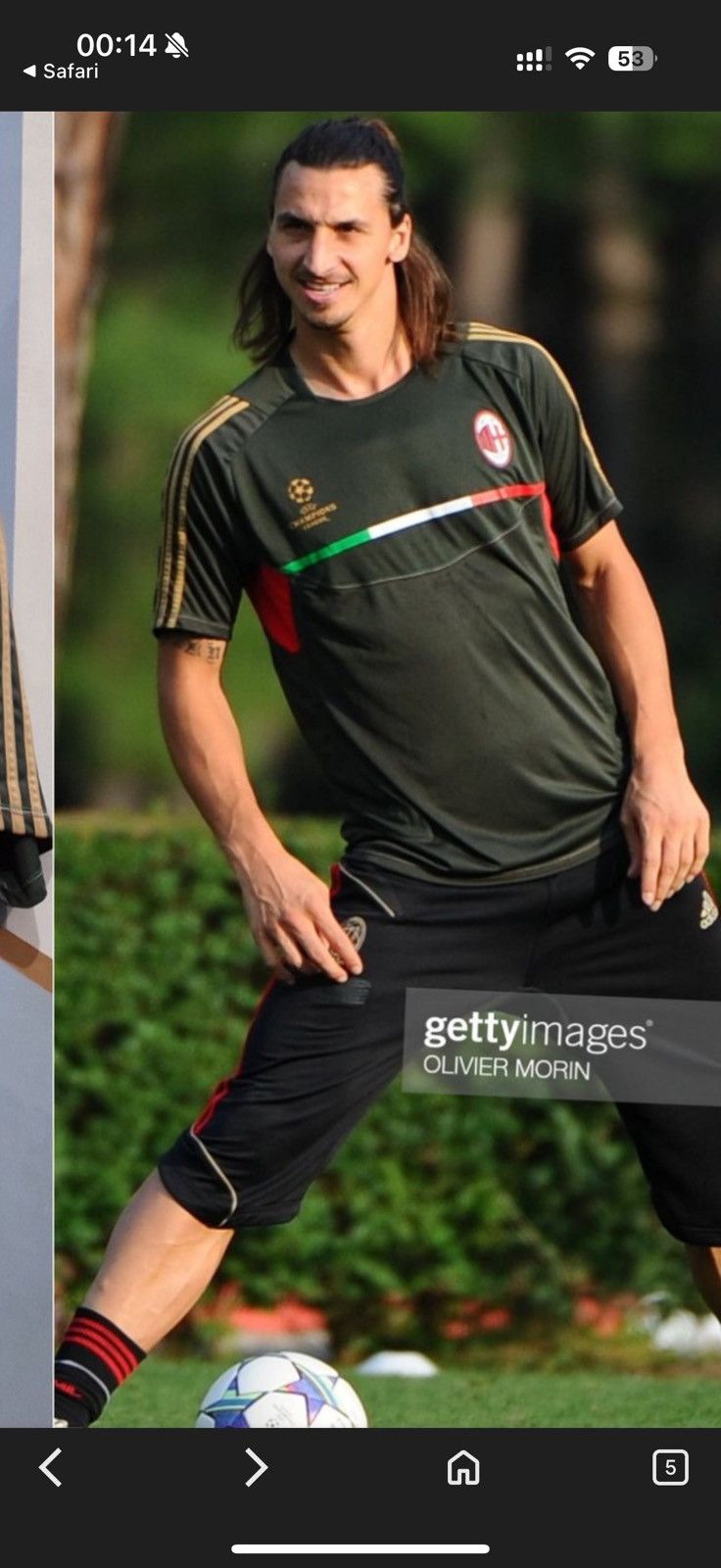 Adidas Vintage Adidas Milan 2011 Soccer Jersey Football Size US M / EU 48-50 / 2 - 2 Thumbnail
