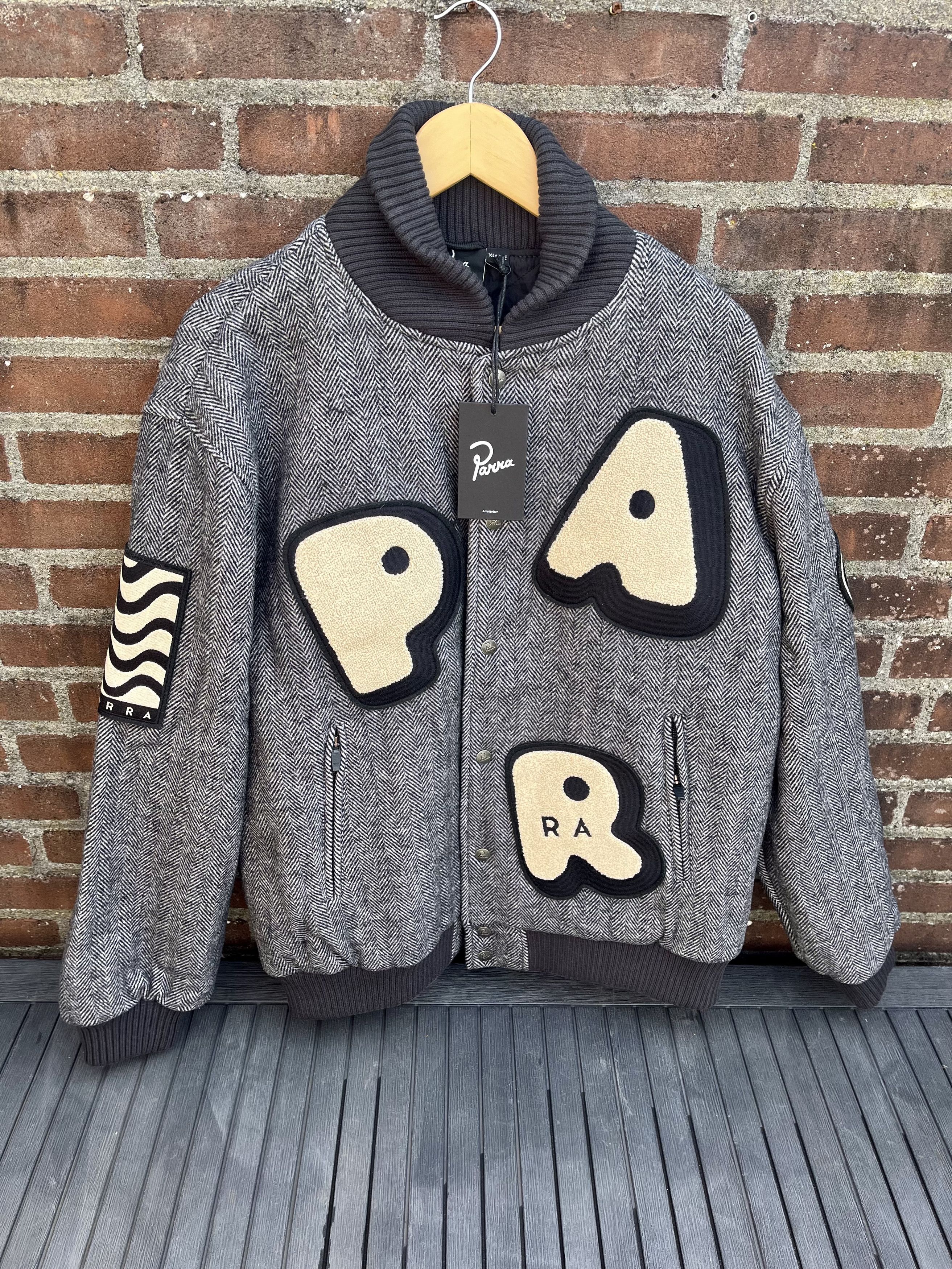 Parra Parra byparra varsity baseball xl jacket jas wool patta Size US XL / EU 56 / 4 - 1 Thumbnail